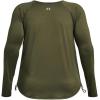 imageUnder Armour Womens Motion Long Sleeve Longline Crew390 Marine Od Green   Grove Green