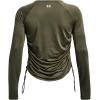 imageUnder Armour Womens Motion Long Sleeve Longline Crew390 Marine Od Green   Grove Green