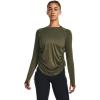 imageUnder Armour Womens Motion Long Sleeve Longline Crew390 Marine Od Green   Grove Green