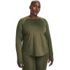 imageUnder Armour Womens Motion Long Sleeve Longline Crew390 Marine Od Green   Grove Green