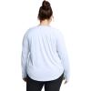 imageUnder Armour Womens Motion Long Sleeve Longline Crew464 Nimbus Blue   White