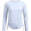 imageUnder Armour Womens Motion Long Sleeve Longline Crew464 Nimbus Blue   White
