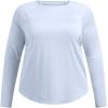 imageUnder Armour Womens Motion Long Sleeve Longline Crew464 Nimbus Blue   White