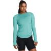 imageUnder Armour Womens Motion Long Sleeve Longline Crew482 Radial Turquoise   White