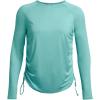 imageUnder Armour Womens Motion Long Sleeve Longline Crew482 Radial Turquoise   White