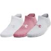 imageUnder Armour Womens Play Up No Show Socks 3 Pack697 Pink Elixir  Halo Gray  Halo Gray