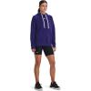 imageUnder Armour Womens Rival Fleece PullOver Hoodie468 Sonar Blue   White