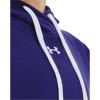 imageUnder Armour Womens Rival Fleece PullOver Hoodie468 Sonar Blue   White