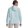 imageUnder Armour Womens Rival Fleece PullOver Hoodie469 Fuse Teal   White