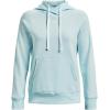 imageUnder Armour Womens Rival Fleece PullOver Hoodie469 Fuse Teal   White