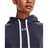 imageUnder Armour Womens Rival Fleece PullOver Hoodie558 Tempered Steel   White