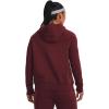 imageUnder Armour Womens Rival Fleece PullOver Hoodie690 Chestnut Red   White