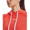 imageUnder Armour Womens Rival Fleece PullOver Hoodie877 After Burn   White