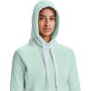 imageUnder Armour Womens Rival Fleece PullOver HoodieSeaglass Blue 403White