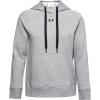 imageUnder Armour Womens Rival Fleece PullOver HoodieSteel Medium Heather 035Black