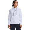 imageUnder Armour Womens Rival Fleece PullOver HoodieWhite 100Black