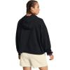 imageUnder Armour Womens Rival Terry Oversized Hoodie001 Black   White