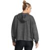 imageUnder Armour Womens Rival Terry Oversized Hoodie025 Castlerock Full Heather   White