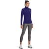 imageUnder Armour Womens Tech  Zip LongSleeve Pullover468 Sonar Blue   Metallic Silver