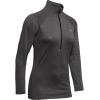 imageUnder Armour Womens Tech  Zip LongSleeve PulloverCarbon Heather 090Metallic Silver