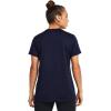 imageUnder Armour Womens Tech Big Logo Short Sleeve T Shirt410 Midnight Navy   Black
