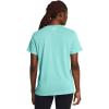 imageUnder Armour Womens Tech Short Sleeve Crew482 Radial Turquoise   White