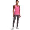 imageUnder Armour Womens Tech Solid Tank Top640 Pink Punk   Metallic Silver