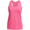 imageUnder Armour Womens Tech Solid Tank Top640 Pink Punk   Metallic Silver