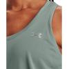 imageUnder Armour Womens Tech Solid Tank Top781 Opal Green   Metallic Silver