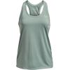 imageUnder Armour Womens Tech Solid Tank Top781 Opal Green   Metallic Silver