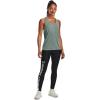 imageUnder Armour Womens Tech Solid Tank Top781 Opal Green   Metallic Silver