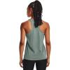 imageUnder Armour Womens Tech Solid Tank Top781 Opal Green   Metallic Silver