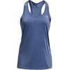 imageUnder Armour Womens Tech Solid Tank TopMineral Blue 470Metallic Silver