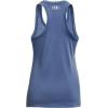 imageUnder Armour Womens Tech Solid Tank TopMineral Blue 470Metallic Silver