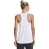 imageUnder Armour Womens Tech Solid Tank TopWhite Metallic Silver