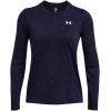 imageUnder Armour Womens Tech Twist Long Sleeve Crew410 Midnight Navy   White