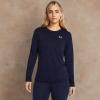 imageUnder Armour Womens Tech Twist Long Sleeve Crew410 Midnight Navy   White
