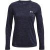 imageUnder Armour Womens Tech Twist Long Sleeve Crew411 Midnight Navy  Cadet  Metallic Silver