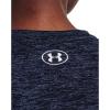 imageUnder Armour Womens Tech Twist Long Sleeve Crew411 Midnight Navy  Cadet  Metallic Silver