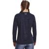 imageUnder Armour Womens Tech Twist Long Sleeve Crew411 Midnight Navy  Cadet  Metallic Silver