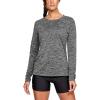 imageUnder Armour Womens Tech Twist Long Sleeve CrewBlack Graphite