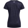 imageUnder Armour Womens Tech Twist TShirt410 Midnight Navy  Cadet  Metallic Silver