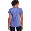 imageUnder Armour Womens Tech Twist TShirt495 Baja Blue  Nebula Purple  Metallic Silver