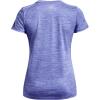 imageUnder Armour Womens Tech Twist TShirt495 Baja Blue  Nebula Purple  Metallic Silver