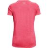 imageUnder Armour Womens Tech Twist TShirtCerise 653Metallic Silver