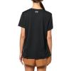 imageUnder Armour Womens Velocity Solid Short Sleeve Crew Neck T Shirt001 Black   Metallic Silver
