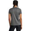 imageUnder Armour Womens Velocity Solid Short Sleeve Crew Neck T Shirt025 Castlerock Medium Heather   Metallic Silver