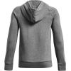 imageUnder Armour boys Rival Fleece Big Logo Hoodie025 Castlerock Light Heather   White