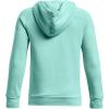 imageUnder Armour boys Rival Fleece Big Logo Hoodie361 Neo Turquoise   White