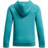 imageUnder Armour boys Rival Fleece Big Logo Hoodie464 Circuit Teal   White